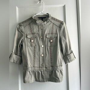 Light Olive Utility Jacket